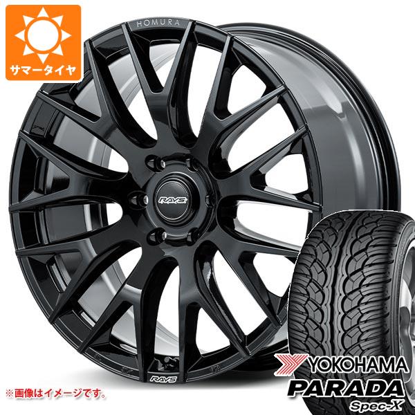 【タイヤ交換対象】ランドクルーザー300用 サマータイヤ ヨコハマ パラダ スペック-X PA02 285/45R22 114V REINF レイズ ホムラ 2x9R 10.0-22 タイヤホイール4本セット