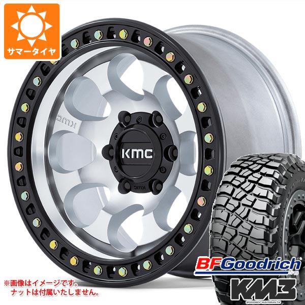 【タイヤ交換対象】ジープ ラングラー JK/JL系用 サマータイヤ BFグッドリッチ マッドテレーンT/A KM3 33x12.50R17LT 120Q KMC KM550 ライオト SBL タイヤホイール4本セット|タイヤマックス