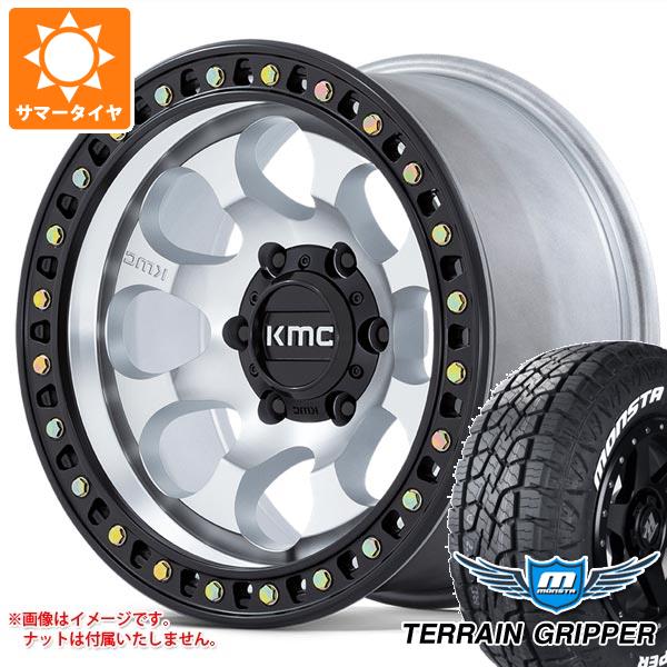 【タイヤ交換対象】5本セット FJクルーザー 10系用 サマータイヤ モンスタ テレーングリッパー LT285/70R17 121/118R ホワイトレター KMC KM550 ライオト SBL 8.5-17 タイヤホイール5本セット|タイヤマックス