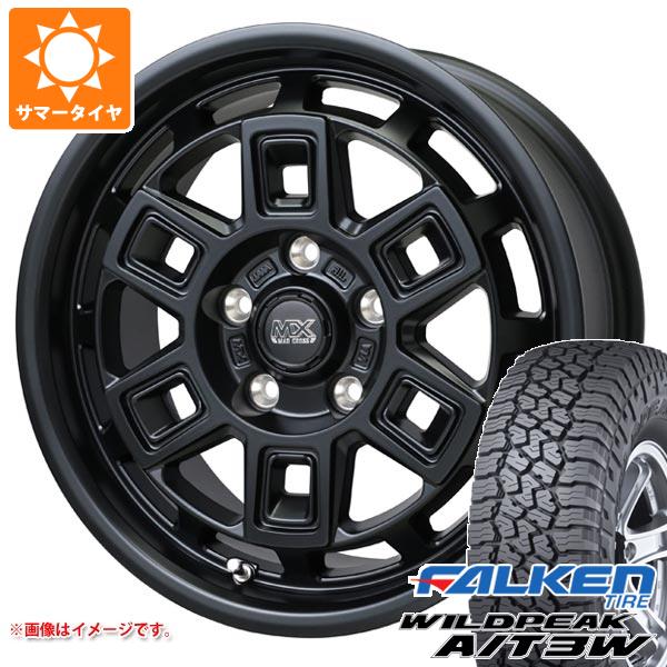 【タイヤ交換対象】デリカD5用 サマータイヤ ファルケン ワイルドピーク A/T3W LT225/75R16 115/112Q マッドクロス アイヴァー 7.0-16 タイヤホイール4本セット 87,066円