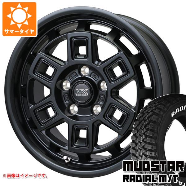 【タイヤ交換対象】アウトランダー GF/GG系用 サマータイヤ マッドスター ラジアル M/T 225/70R16 103S ホワイトレター マッドクロス アイヴァー 7.0-16 タイヤホイール4本セット