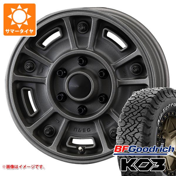 【タイヤ交換対象】ハイエース 200系用 2026年製 サマータイヤ BFグッドリッチ オールテレーンT/A KO3 LT215/70R16 100/97S ホワイトレター クリムソン ディーン BJ メキシカン 6.5-16 タイヤホイール4本セット|タイヤマックス
