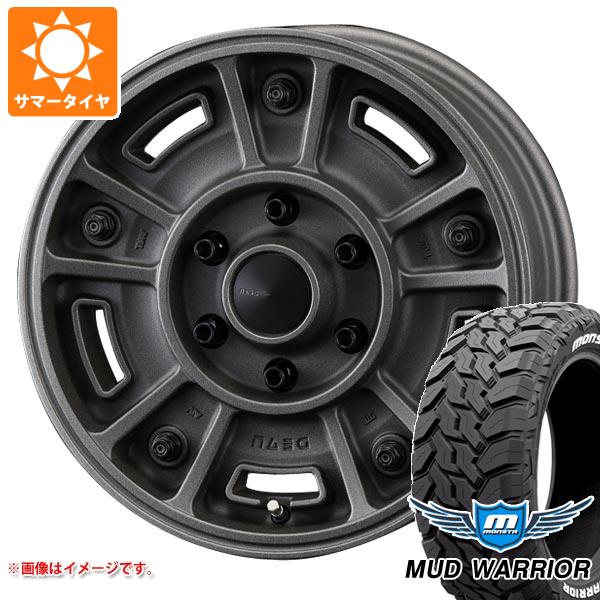 【タイヤ交換対象】ハイエース 200系用 2026年製 サマータイヤ モンスタ マッドウォーリアー LT215/70R16 107/105Q ホワイトレター クリムソン ディーン BJ メキシカン 6.5-16 タイヤホイール4本セット｜タイヤマックス