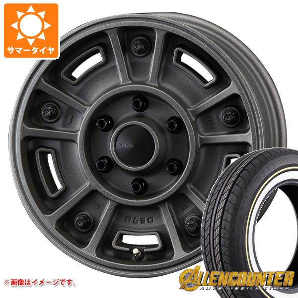 【タイヤ交換対象】ハイエース 200系用 サマータイヤ オーレンカウンター クラシックオーバル 215/65R16C 109/107T ホワイト/イエローリボン クリムソン ディーン BJ メキシカン 6.5-16 タイヤホイール4本セット