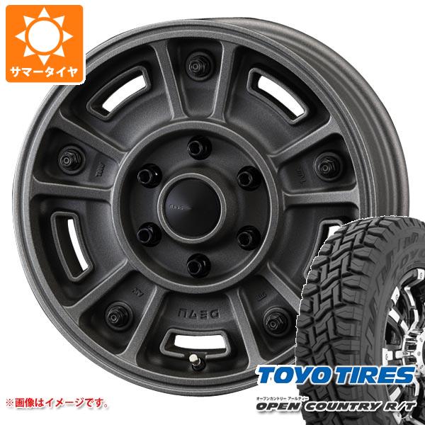 【タイヤ交換対象】ハイエース 200系用 2026年製 サマータイヤ トーヨー オープンカントリー R/T 215/70R16 100Q ブラックレター クリムソン ディーン BJ メキシカン 6.5-16 タイヤホイール4本セット｜タイヤマックス 102,900円