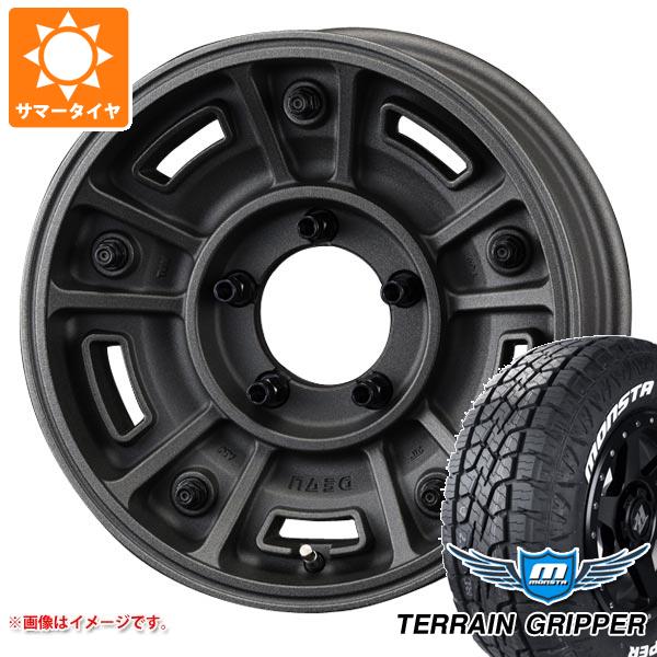 【タイヤ交換対象】ジムニー JB64W用 2026年製 サマータイヤ モンスタ テレーングリッパー 215/70R16 107/105Q LT ホワイトレター クリムソン ディーン BJ メキシカン 5.5-16 タイヤホイール4本セット|タイヤマックス