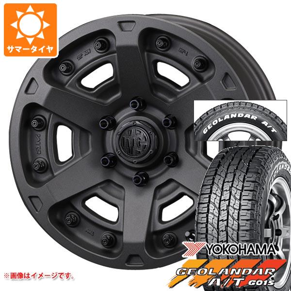 【タイヤ交換対象】ハイエース 200系用 2026年製 サマータイヤ ヨコハマ ジオランダー A/T G015 215/65R16C 109/107S ホワイトレター クリムソン MG アーマー FF 7.0-16 タイヤホイール4本セット|タイヤマックス