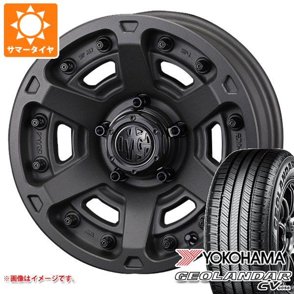 【タイヤ交換対象】2026年製 サマータイヤ 215/70R16 100H ヨコハマ ジオランダー CV G058 クリムソン MG アーマー FF 7.0-16 タイヤホイール4本セット