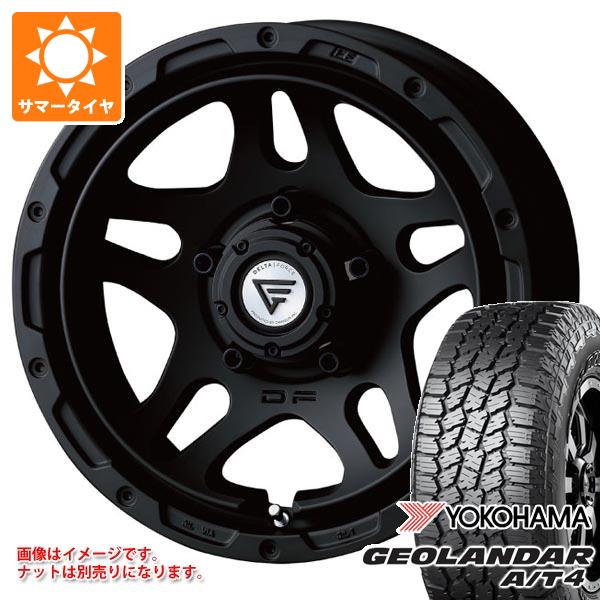 【タイヤ交換対象】スズキ ジムニーノマド JC74W用 2026年製 サマータイヤ ヨコハマ ジオランダー A/T4 G018 225/70R16 103H ブラックレター デルタフォース オーバーランダー 6.0-16 タイヤホイール4本セット｜タイヤマックス
