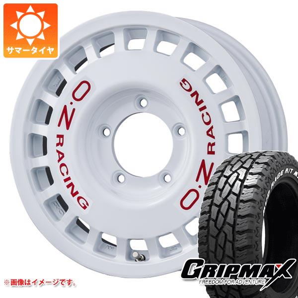 【タイヤ交換対象】5本セット ジムニー JB64W用 サマータイヤ グリップマックス マッドレイジ R/T MAX LT215/70R16 100/97R ホワイトレター OZ ラリーレーシング 4x4 5.5-16 タイヤホイール5本セット|タイヤマックス