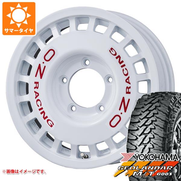 【タイヤ交換対象】5本セット ジムニー用 2026年製 サマータイヤ ヨコハマ ジオランダー M/T G003 6.50R16 LT 97/93Q OZ ラリーレーシング 4x4 5.5-16 タイヤホイール5本セット｜タイヤマックス 145,438円