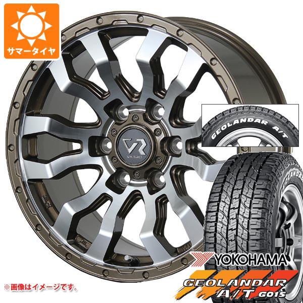 【タイヤ交換対象】ハイエース 200系用 2026年製 サマータイヤ ヨコハマ ジオランダー A/T G015 215/65R16C 109/107S ホワイトレター ヴァブロ RR-01 6.5-16 タイヤホイール4本セット|タイヤマックス