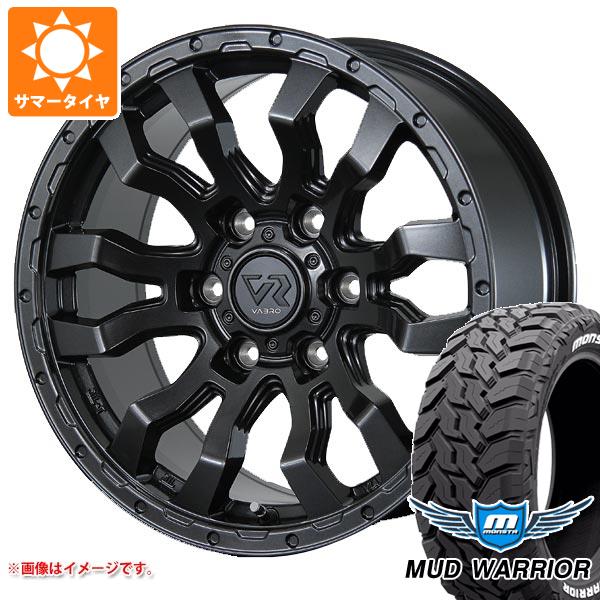 【タイヤ交換対象】サマータイヤ 265/65R17 120/117Q モンスタ マッドウォーリアー ホワイトレター ヴァブロ RR-01 8.0-17 タイヤホイール4本セット｜タイヤマックス
