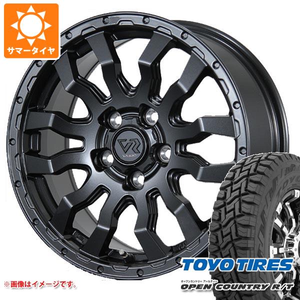 【タイヤ交換対象】2026年製 サマータイヤ 215/70R16 100Q トーヨー オープンカントリー R/T ブラックレター ヴァブロ RR-01 7.0-16 タイヤホイール4本セット｜タイヤマックス