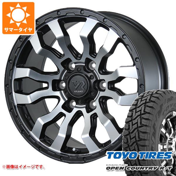 【タイヤ交換対象】ハイエース 200系用 2026年製 サマータイヤ トーヨー オープンカントリー R/T 215/70R16 100Q ブラックレター ヴァブロ RR-01 6.5-16 タイヤホイール4本セット|タイヤマックス