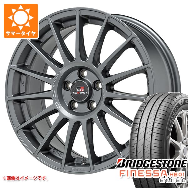 【タイヤ交換対象】トヨタ GRヤリス用 サマータイヤ ブリヂストン フィネッサ HB01 225/40R18 92W XL OZ スーパーツーリズモ TGR-WRT 8.0-18 タイヤホイール4本セット