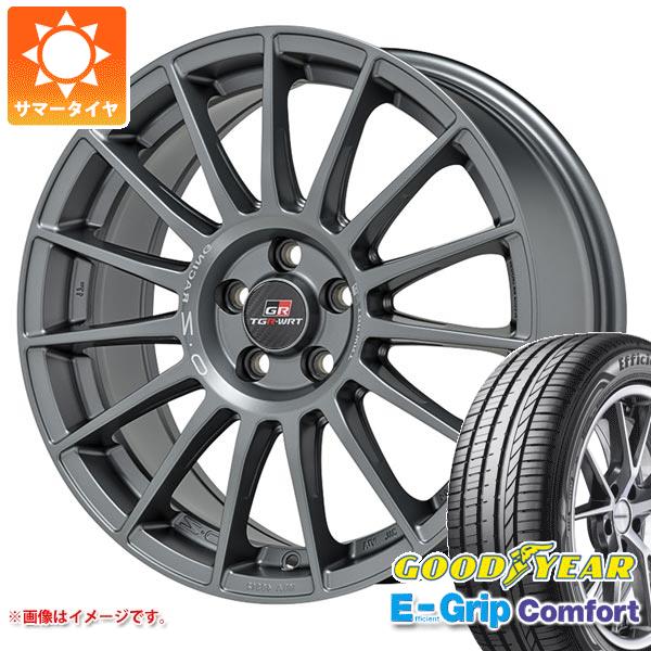 【タイヤ交換対象】サマータイヤ 215/40R18 89W XL グッドイヤー エフィシエントグリップコンフォート OZ スーパーツーリズモ TGR-WRT GR86/86用 7.5-18 タイヤホイール4本セット