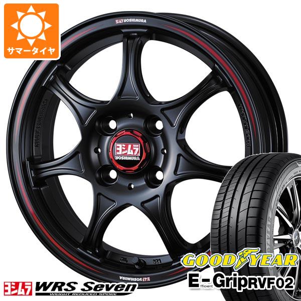 【タイヤ交換対象】サマータイヤ 165/60R15 77H グッドイヤー エフィシエントグリップ RVF02 ヨシムラ WRS7 5.0-15 タイヤホイール4本セット