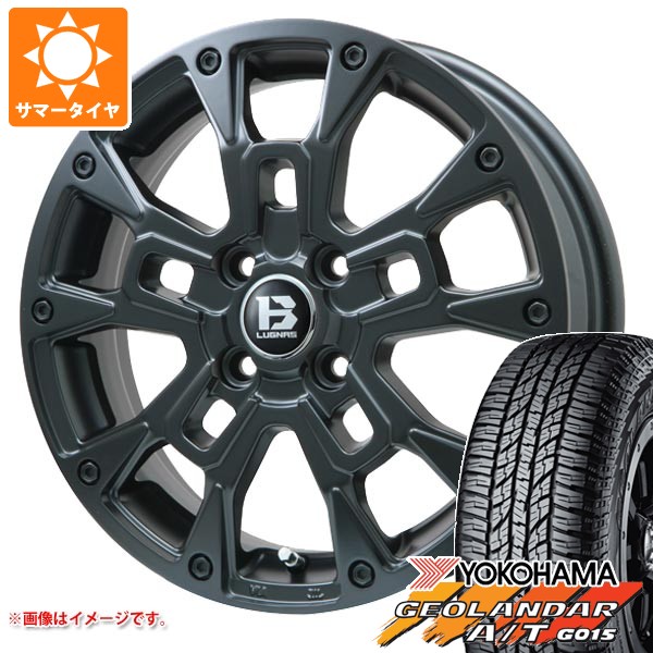 【タイヤ交換対象】ミツビシ デリカミニ B30系用 2026年製 サマータイヤ ヨコハマ ジオランダー A/T G015 165/60R15 77H ブラックレター Bラグナス BRD 4.5-15 タイヤホイール4本セット