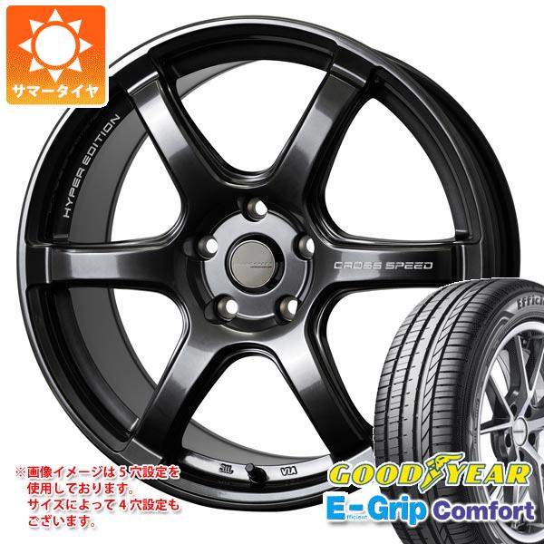 【タイヤ交換対象】サマータイヤ 165/45R16 74V XL グッドイヤー エフィシエントグリップコンフォート クロススピード ハイパーエディション RS6 5.0-16 タイヤホイール4本セット