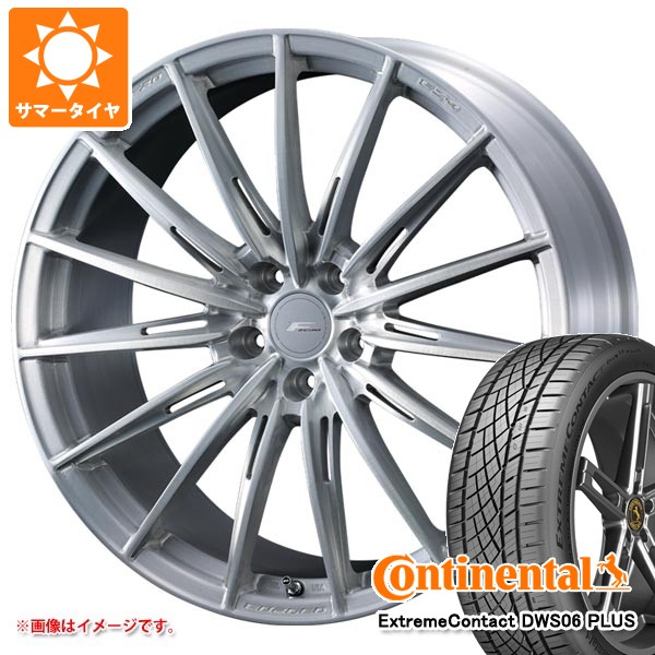【タイヤ交換対象】サマータイヤ 245/45R19 98Y コンチネンタル エクストリームコンタクト DWS06 プラス F ゼロ FZ-4 8.0-19 タイヤホイール4本セット|タイヤマックス