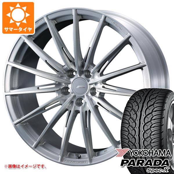 【タイヤ交換対象】サマータイヤ 235/55R20 102V ヨコハマ パラダ スペック-X PA02 F ゼロ FZ-4 8.5-20 タイヤホイール4本セット