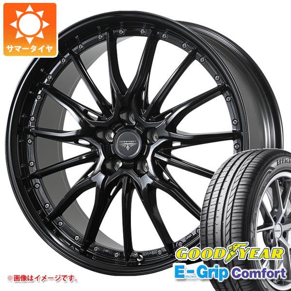 【タイヤ交換対象】サマータイヤ 225/45R18 95W XL グッドイヤー エフィシエントグリップコンフォート ドルフレン ヒューヴァー 8.0-18 タイヤホイール4本セット