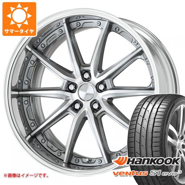 【タイヤ交換対象】サマータイヤ 235/35R19 (91Y) XL ハンコック ベンタス S1 エボ3 K127 ワーク ランベック LS10 7.5-19 タイヤホイール4本セット
