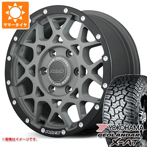 【タイヤ交換対象】ハイエース 200系用 2026年製 サマータイヤ ヨコハマ ジオランダー X-AT G016 LT215/70R16 100/97Q ブラックレター レイズ デイトナ M8 xB エディション 6.5-16 タイヤホイール4本セット