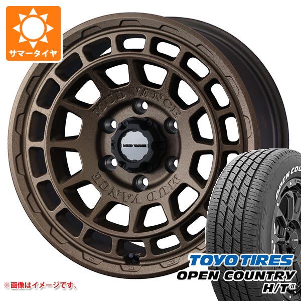 【タイヤ交換対象】トヨタ ハイエース 200系用 2026年製 サマータイヤ トーヨー オープンカントリー H/T2 215/70R16 100H ホワイトレター マッドヴァンスX タイプF 6.5-16 タイヤホイール4本セット｜タイヤマックス