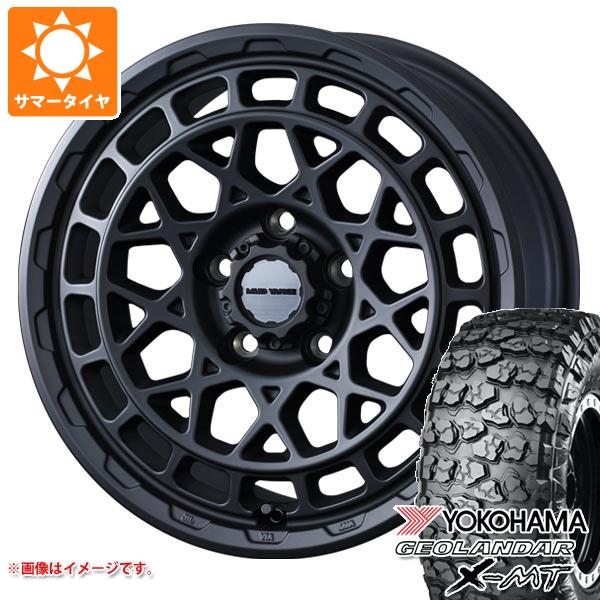 【タイヤ交換対象】ジープ ラングラー JK/JL系用 サマータイヤ ヨコハマ ジオランダー X-MT G005 35x12.50R17 LT 121Q マッドヴァンスX タイプM タイヤホイール4本セット