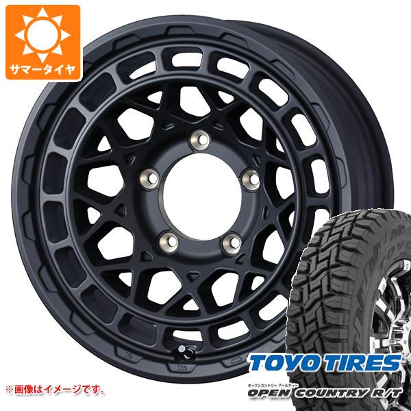 【タイヤ交換対象】5本セット ジムニーシエラ JB74W用 サマータイヤ トーヨー オープンカントリー R/T 235/70R16 106Q ホワイトレター マッドヴァンスX タイプM 6.0-16 タイヤホイール5本セット｜タイヤマックス