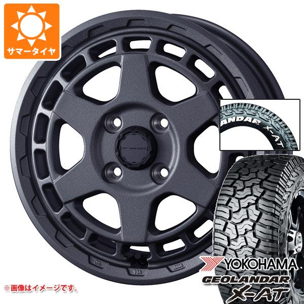 【タイヤ交換対象】ハイゼットトラック S500系用 2026年製 サマータイヤ ヨコハマ ジオランダー X-AT G016 175/80R14 99/98N LT ホワイトレター G016A マッドヴァンスX タイプS 4.5-14 タイヤホイール4本セット｜タイヤマックス