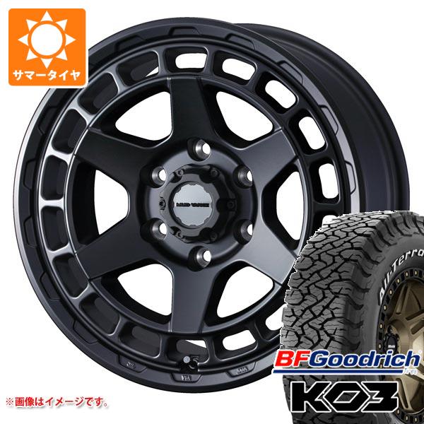 【タイヤ交換対象】5本セット FJクルーザー 10系用 サマータイヤ BFグッドリッチ オールテレーンT/A KO3 LT265/70R17 118/115S ホワイトレター マッドヴァンスX タイプS 8.0-17 タイヤホイール5本セット