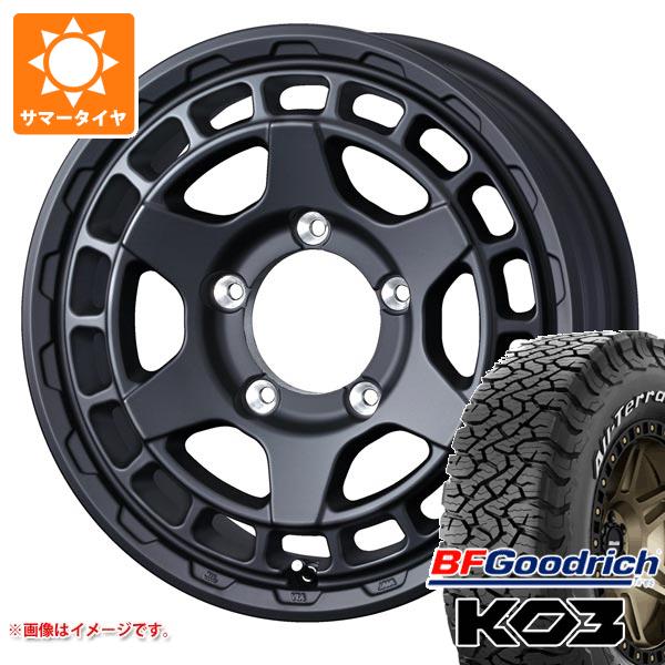 【タイヤ交換対象】5本セット ジムニーシエラ JB74W用 サマータイヤ BFグッドリッチ オールテレーンT/A KO3 LT225/75R16 115/112S ホワイトレター マッドヴァンスX タイプS 6.0-16 タイヤホイール5本セット|タイヤマックス