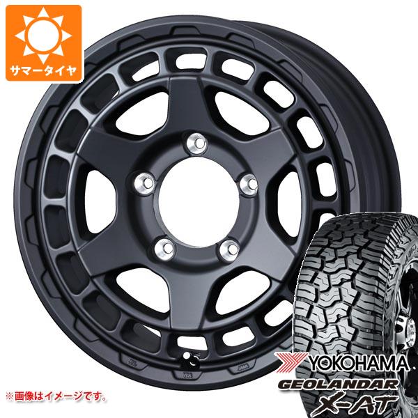 【タイヤ交換対象】5本セット ジムニー JB64W用 サマータイヤ ヨコハマ ジオランダー X-AT G016 LT225/75R16 103/100Q アウトラインホワイトレター マッドヴァンスX タイプS 5.5-16 タイヤホイール5本セット