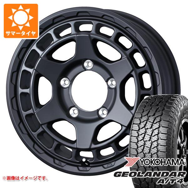 【タイヤ交換対象】スズキ ジムニーノマド JC74W用 サマータイヤ ヨコハマ ジオランダー A/T4 G018 215/70R16 100H ブラックレター マッドヴァンスX タイプS 6.0-16 タイヤホイール4本セット｜タイヤマックス