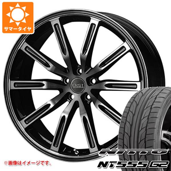 【タイヤ交換対象】ボルボ S90/V90 PB/PD系用 サマータイヤ ニットー NT555 G2 245/40R20 99Y XL エアスト S10-R タイヤホイール4本セット