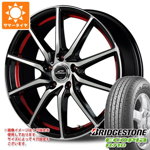 【タイヤ交換対象】サマータイヤ 145/80R12 80/78N ブリヂストン エコピア R710 (145R12 6PR相当) MID ホイールズ RX810 4.0-12 タイヤホイール4本セット｜タイヤマックス 47,100円