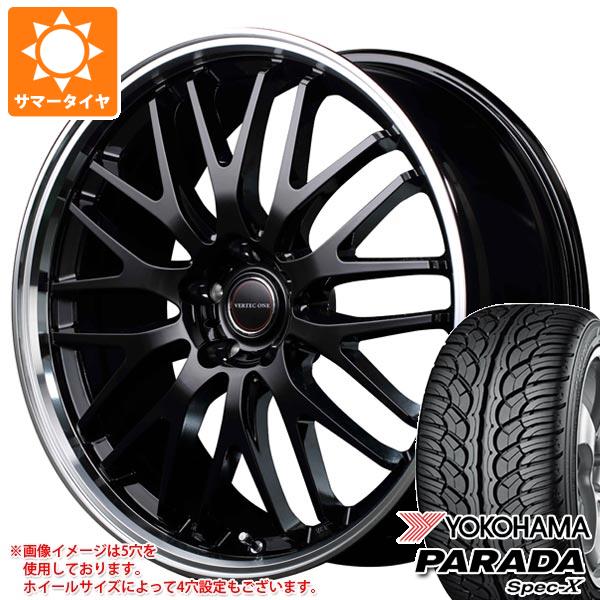 【タイヤ交換対象】サマータイヤ 235/35R20 92W XL ヨコハマ パラダ スペック-X PA02 ヴァーテックワン エグゼ10 8.5-20 タイヤホイール4本セット