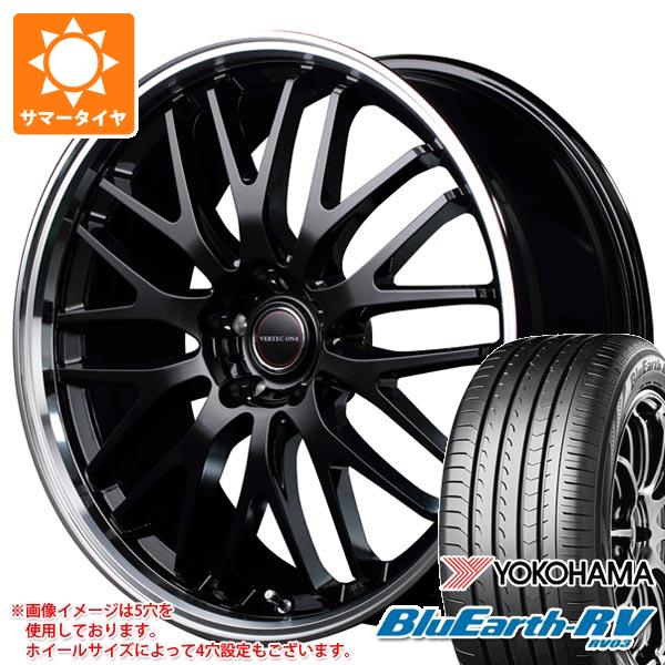 【タイヤ交換対象】サマータイヤ 245/35R20 95W XL ヨコハマ ブルーアースRV RV03R7216 ヴァーテックワン エグゼ10 8.5-20 タイヤホイール4本セット