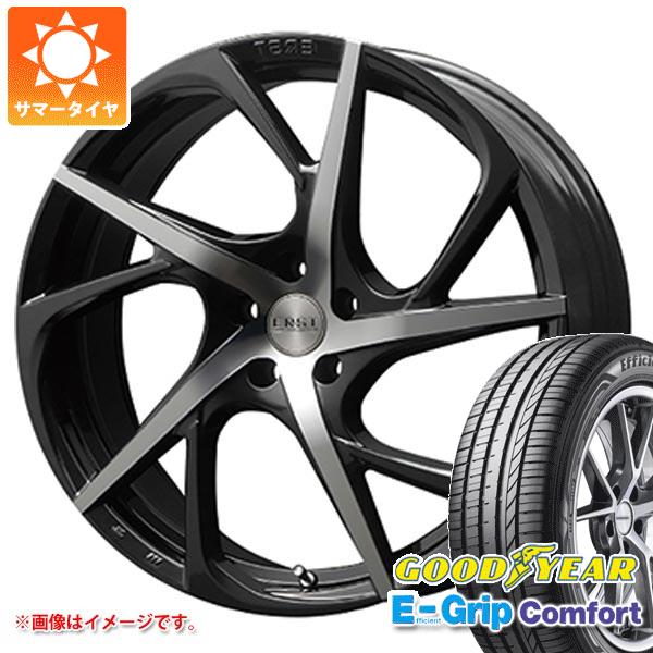 【タイヤ交換対象】ボルボ S90/V90 PB/PD系用 サマータイヤ グッドイヤー エフィシエントグリップコンフォート 245/40R20 99W XL エアスト VS5-R タイヤホイール4本セット