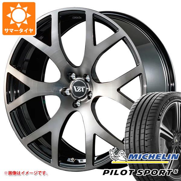 【タイヤ交換対象】ボルボ S90/V90 PB/PD系用 サマータイヤ ミシュラン パイロットスポーツ5 255/40ZR19 (100Y) XL VST タイプR6 フォージド タイヤホイール4本セット