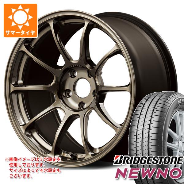 【タイヤ交換対象】サマータイヤ 215/55R17 94V ブリヂストン ニューノ レイズ ボルクレーシング ZE40 7.5-17 タイヤホイール4本セット
