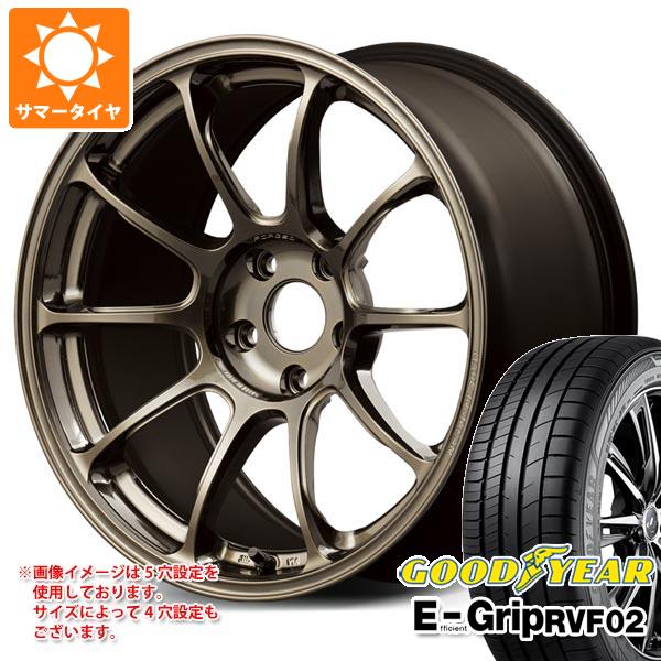 サマータイヤ 225/50R18 99V XL グッドイヤー エフィシエントグリップ RVF02 レイズ ボルクレーシング ZE40 7.5-18 タイヤホイール4本セット|タイヤマックス