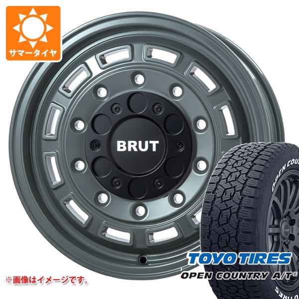 【タイヤ交換対象】ハイエース 200系用 2026年製 サマータイヤ トーヨー オープンカントリー A/T3 215/65R16C 109/107R ホワイトレター ブルート BR-70 6.5-16 タイヤホイール4本セット｜タイヤマックス