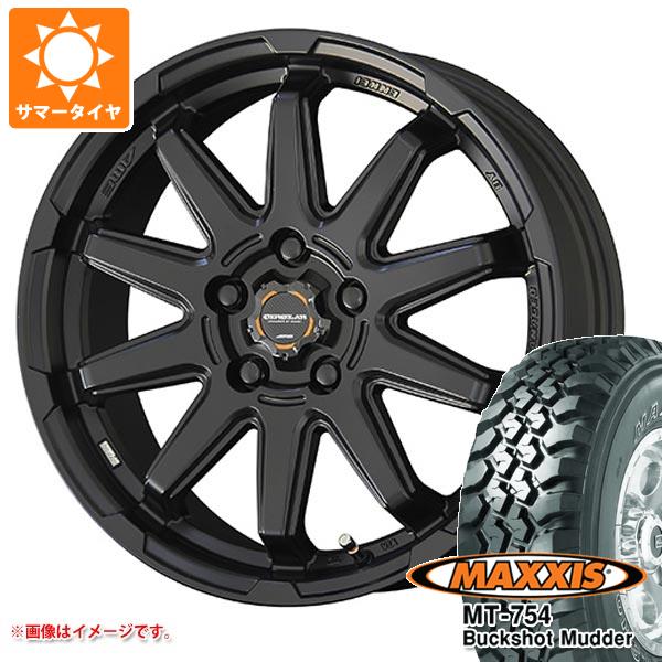 【タイヤ交換対象】2026年製 サマータイヤ 195R14 106/104R 8PR マキシス MT-754 バックショットマッダー アウトラインホワイトレター サーキュラー C10S 4.5-14 タイヤホイール4本セット｜タイヤマックス