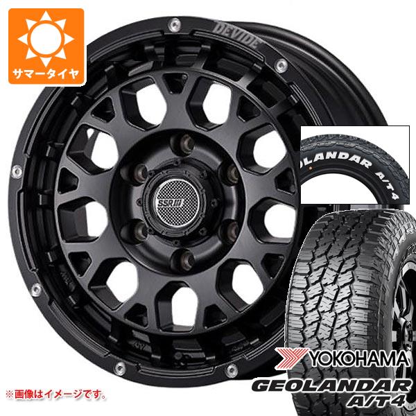 【タイヤ交換対象】トヨタ ハイエース 200系用 2026年製 サマータイヤ ヨコハマ ジオランダー A/T4 G018 215/65R16C 109/107S ホワイトレター SSR ディバイド G:M 6.5-16 タイヤホイール4本セット 102,465円