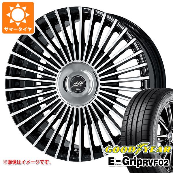 【タイヤ交換対象】サマータイヤ 245/45R20 103W XL グッドイヤー エフィシエントグリップ RVF02 ワーク イミッツ シュトラール 8.5-20 タイヤホイール4本セット|タイヤマックス