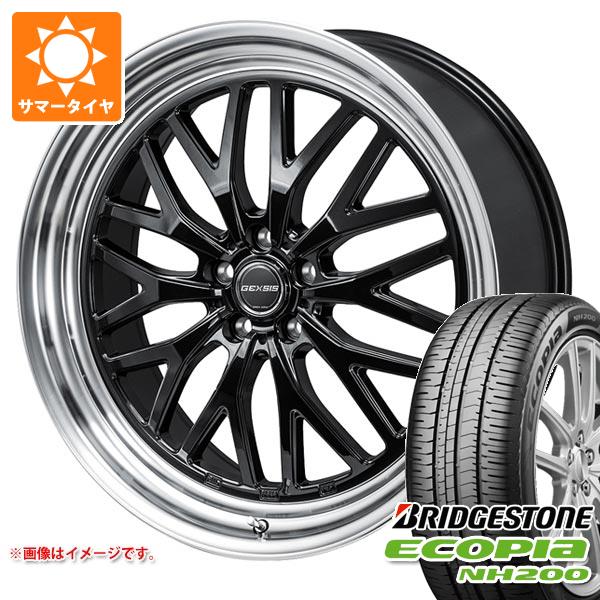 【タイヤ交換対象】サマータイヤ 215/45R18 93W XL ブリヂストン エコピア NH200 モンツァジャパン ジェクシス GM210 7.5-18 タイヤホイール4本セット